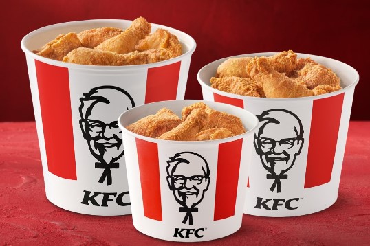 KFC Buckets Menu