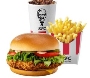 KFC Burger Menu