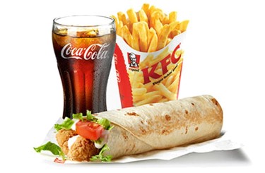 KFC Twisters Menu